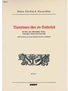 Melodic Variations by Hanschk Hans Gerhard for