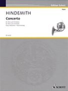 Horn Concerto by Hindemith Paul for French Horn and Piano
