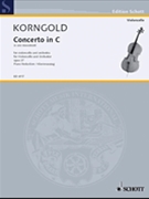 Concerto In C Major Opus 37 by Korngold Erich Wolfgang for Cello Solo
