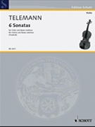 6 Sonatas by Telemann Georg Philipp for