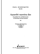 Apparebit Repentina Dies (1947) by Hindemith Paul for Vocal Scor