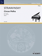 Circus Polka by Stravinsky Igor for 2 Piano 4 Hands