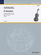 6 Sonatas Volume 1 by Handel George Frideric for Violin w/c