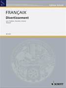 Divertissement by Francaix for Woodwind Trio (Parts Only)