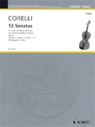 12 Sonatas Opus 5 V 1 by Corelli Arcangelo - Paumgartner Bernhard - for Violin Sol