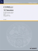 12 Sonatas Opus 5 V 2 by Corelli Arcangelo - Paumgartner Bernhard - for Violin Sol
