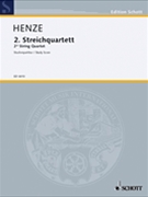 String Quartet No. 2 by Henze Hans Werner for Score