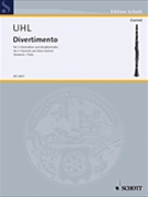 Divertimento - Parts by Uhl Alfred for Clarinet Quartet (Parts Only)