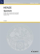 Woodwind Quintet by Henze Hans Werner for