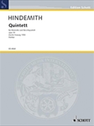 Clarinet Quintet Op. 30 by Hindemith Paul for