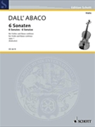 Violin Sonatas Op. 1 by Dall'Abaco Evaristo Felice for