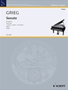 Piano Sonata Op. 7 E Min by Grieg Edvard for