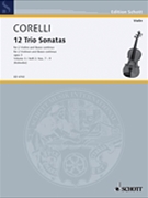 Trio Sonatas Opus 3 Nos 7-9 by Corelli Arcangelo for String Trio