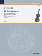 Trio Sonatas Opus 3 Nos 10-12 by Corelli Arcangelo for String Trio