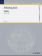 Suite by Francaix Jean for Flute Solo