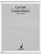 Carmina Burana by Orff Carl for Percussion Part (Perc Set)