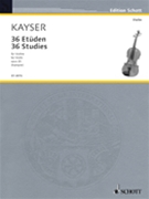 Etudes Op. 20 by Kayser Heinrich Ernst for
