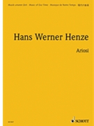 Ariosi by Henze Hans Werner for Score