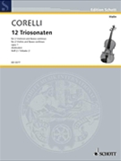 12 Trio Sonatas Opus 1 #4-6 by Corelli Arcangelo - Kolneder Walter - for String Trio