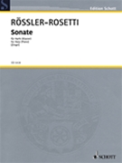 Sonata by Rossler-Rosetti Franz Anton - Zingel Hans Joachim - for