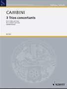Trios Concertantes 3 2vn/va by Cambini Giuseppe for