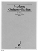 Modern Orchester Studies For Flute Volume 1 for Flute/Piccolo Orchestral Excerpt (Vol 1)