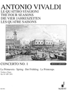 4 Seasons--spring by Vivaldi Antonio Lucio for Violin and Piano