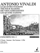 4 Seasons--summer by Vivaldi Antonio Lucio for Violin and Piano
