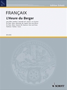 L'Heure du berger by Francaix Jean for Score