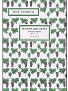 6 Christmas Songs Opus 8 by Cornelius Peter for Medium Voice