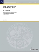 Octet for Winds & Strings by Francaix Jean for Score