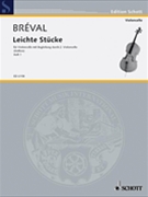 Easy Pieces Volume 1 by Breval Jean-Baptiste for Cello Duet (Book 1)