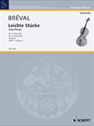 Easy Pieces Volume 2 by Breval Jean-Baptiste for Cello Duet (Book 2)