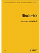 Chamber Music No. 7 Op. 46 No. 2 by Hindemith Paul for Score