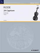 24 Caprice Etudes in the form of Etudes in all 24 Keys by Rode Pierre for
