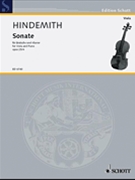 Sonata Opus 25 #4 by Hindemith Paul for Viola and Piano