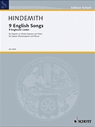 9 English Songs by Hindemith Paul for