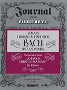 Variationen Uber"ah Vous Dirai-jemaman" by Bach Johann Christoph Friedrich for Piano
