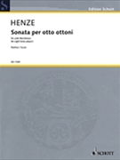 Sonata Per Otto Ottoni8 Windsscor by Henze Hans Werner for Score