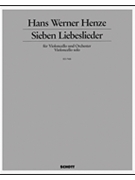 Liebeslieder 7 Cello/orchvc Solo by for