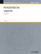 Capriccio For Solo Tuba by Penderecki Krzysztof for Tuba Solo