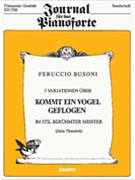 Variations on Kommt ein Vogel by Busoni Ferruccio for