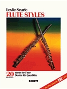 Flute Styles 2 Flutes by Searle Leslie for