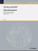 Divertissement by Schulhoff E for Woodwind Trio