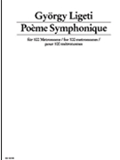 Poème Symphonique by Ligeti Gyorgy for Score