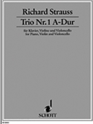 Trio #1 by Strauss Richard for Piano Trio