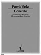 Concerto Cello & Orch Piano Red. by Vasks Peteris for