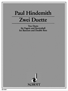 Zwei Duette by Hindemith Paul for Bassoon Solo