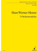 Three Pieces for Orchestra by Hartmann Karl Amadeus - Henze Hans Werner - for