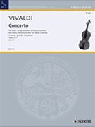 Concerto in G Minor Op. 12 No. 1 (RV 317/PV 343) by Vivaldi Antonio Lucio - Nachez Tivadar - for Violin/Kyb